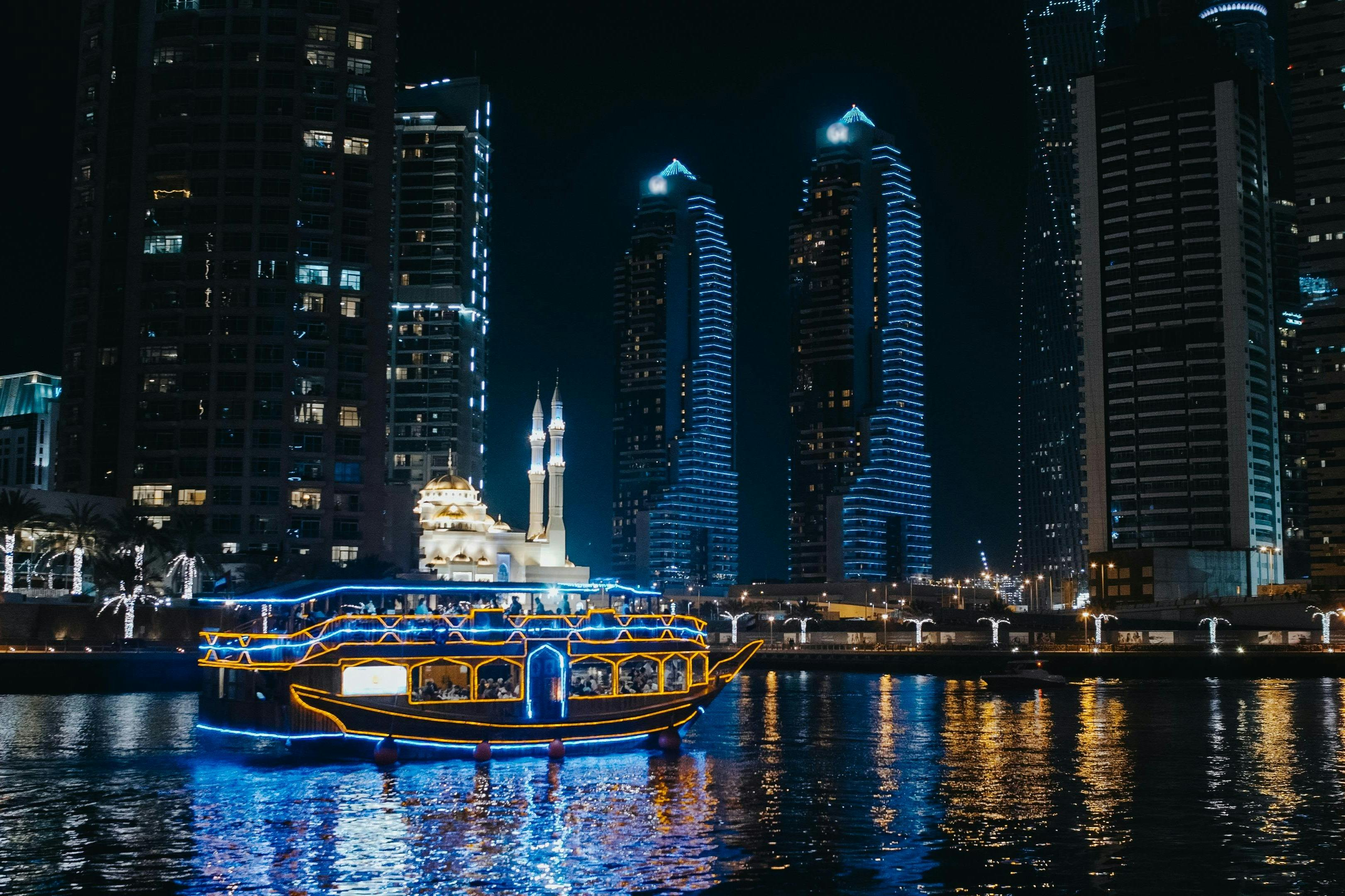 Dubai Marina: Dhow Cruise with Dinner - Photo 1 of 3